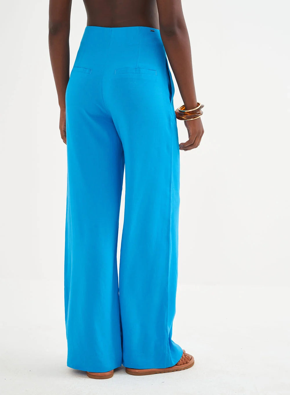 Calça Feminina Em Linho