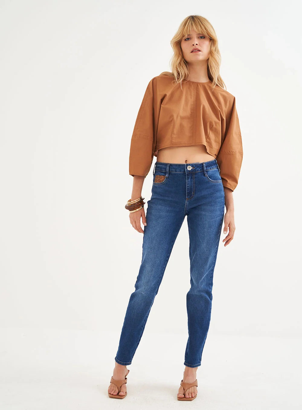 Calça Feminina Jeans Reta - Bia