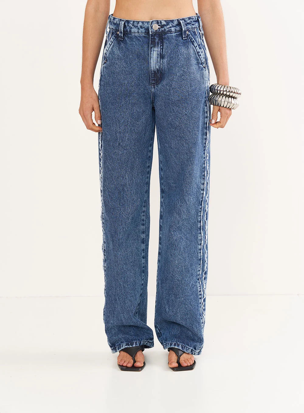 Calça Feminina Jeans Wide Leg - Juliette