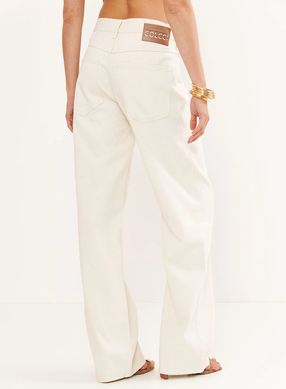 Calça Feminina Em Sarja Low - Leoni