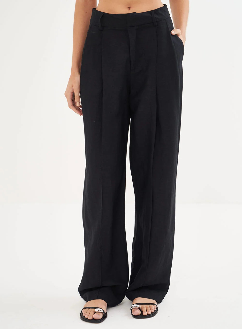 Calça Feminina Em Linho - Joana