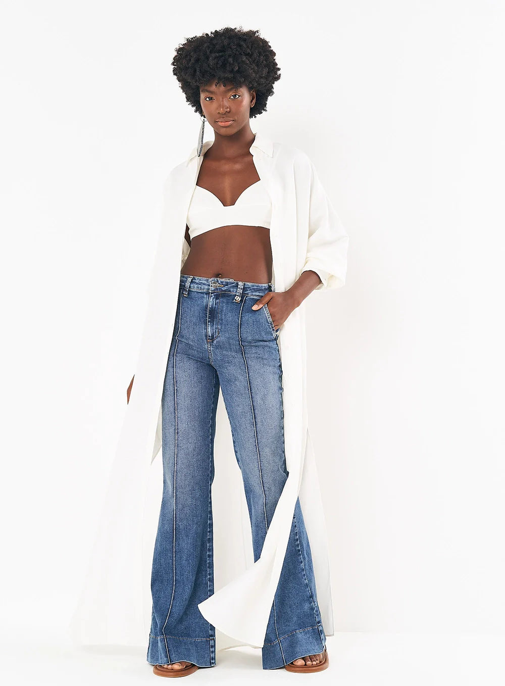 Calça Feminina Jeans Boot Cut - Bruna