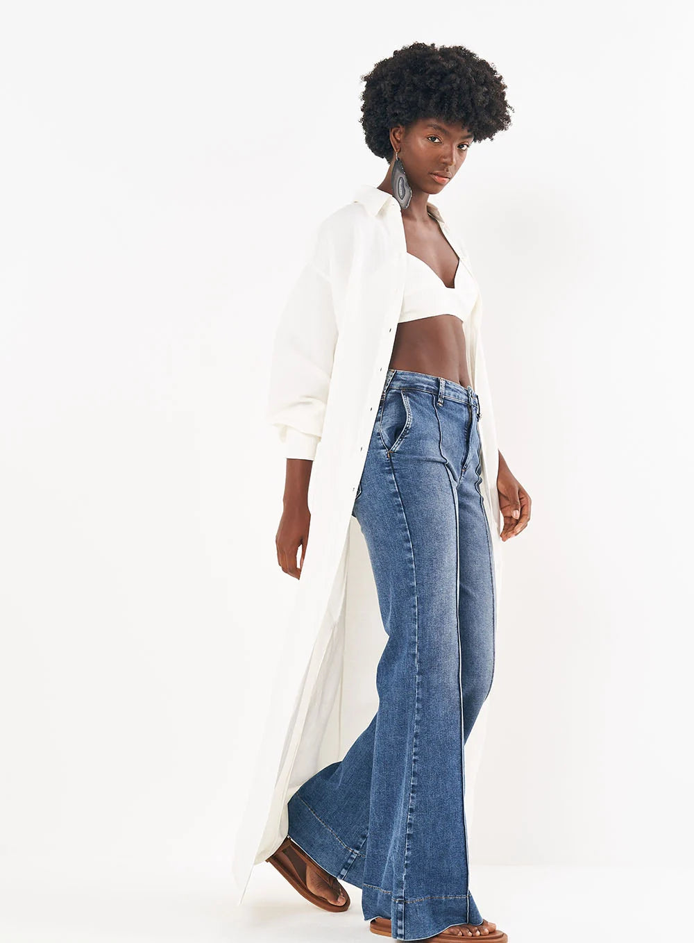 Calça Feminina Jeans Boot Cut - Bruna