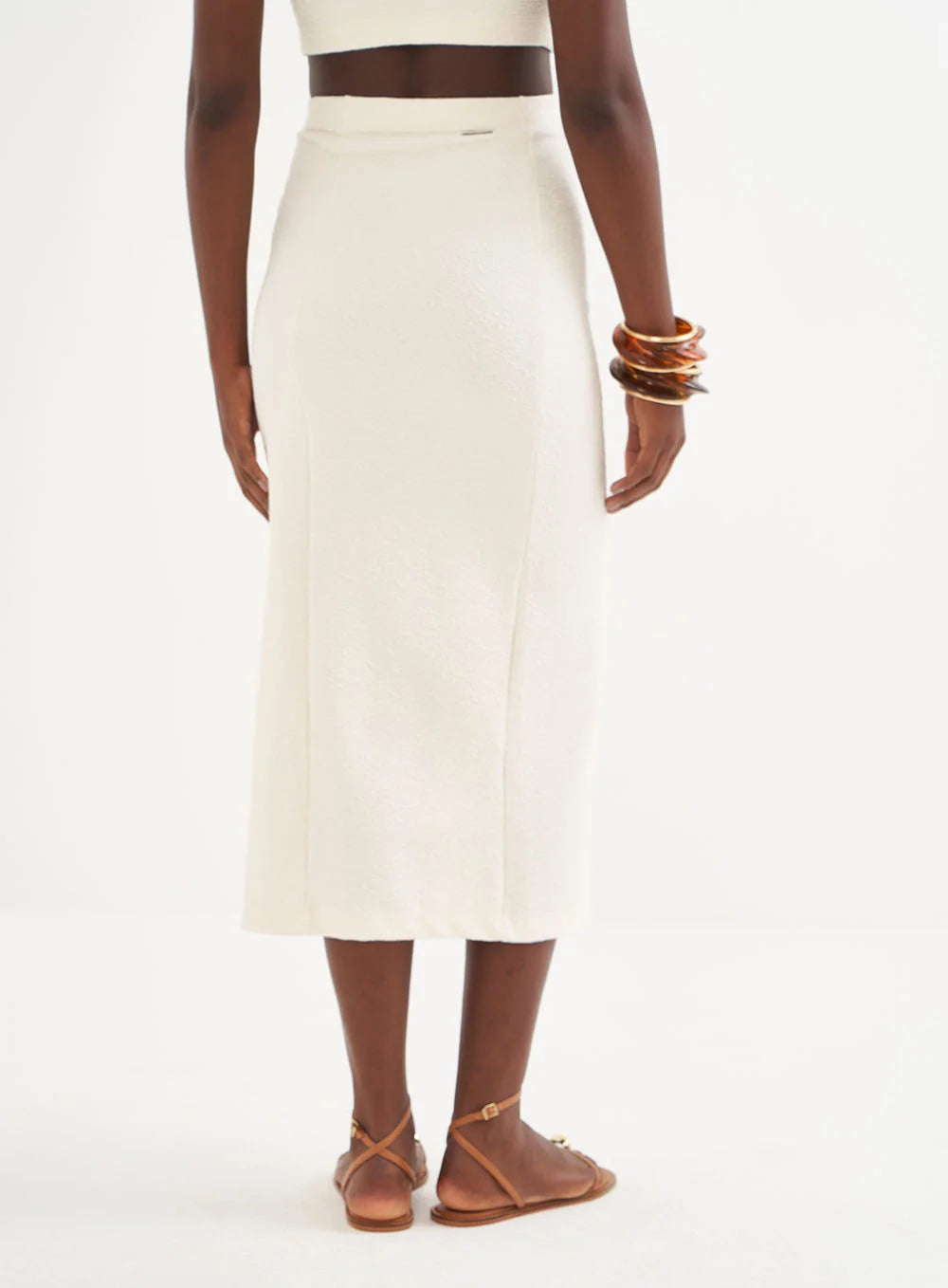 Saia Midi Com Textura