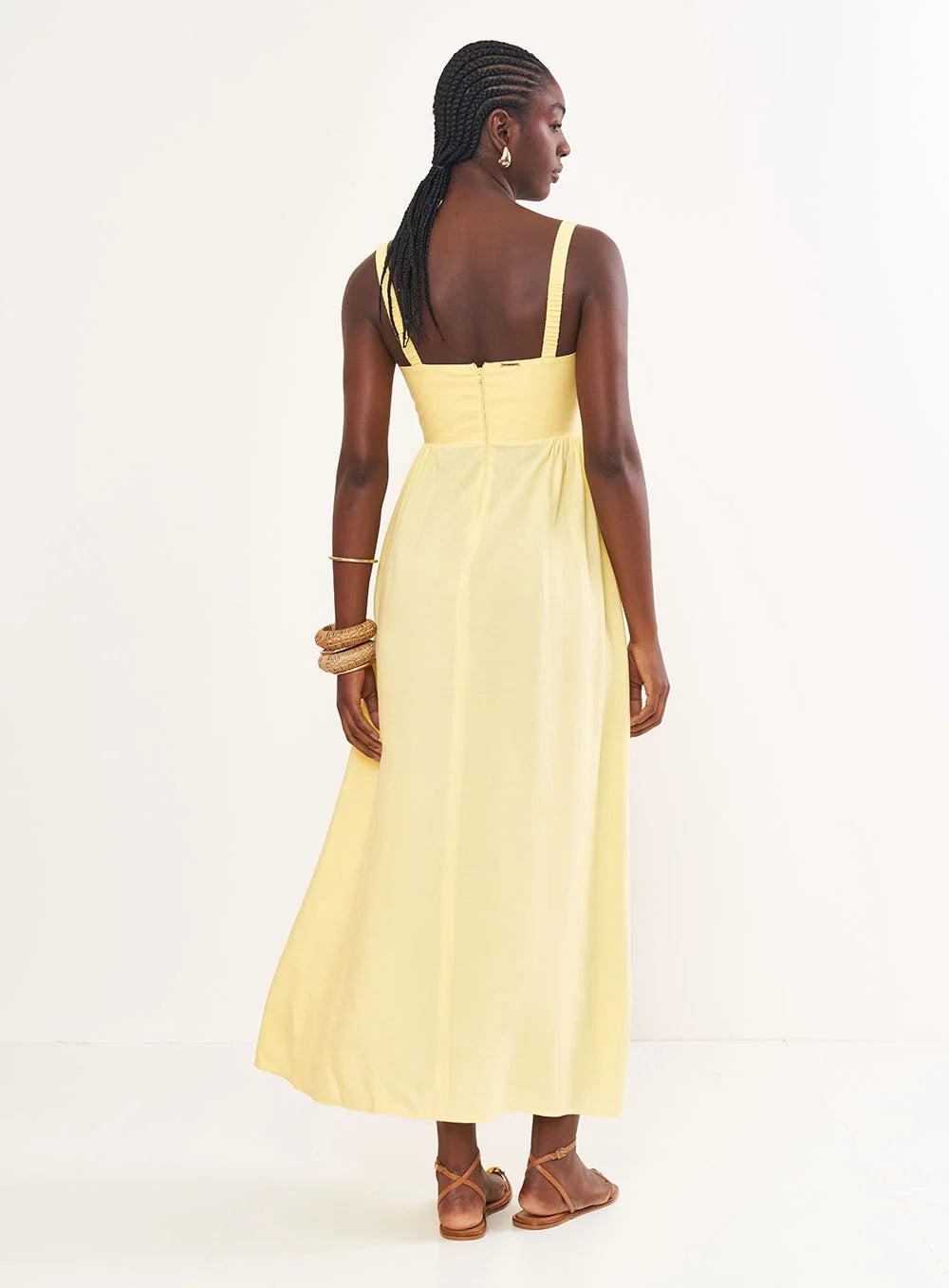 Vestido Midi Acinturado